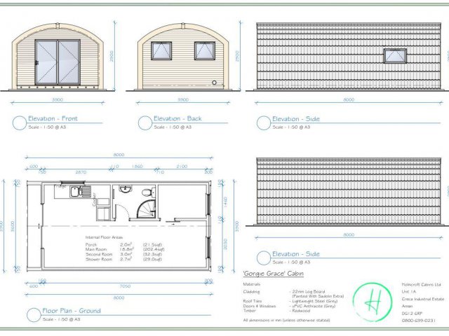 Jorgie Grace Glamping Pod Plans